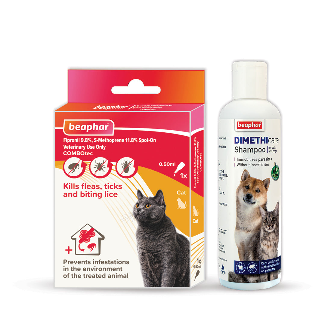Beaphar Flea & Tick Protection Combo (For Cats)
