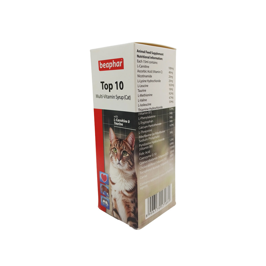 Beaphar TOP 10 Multi Vitamin Cat Syrup