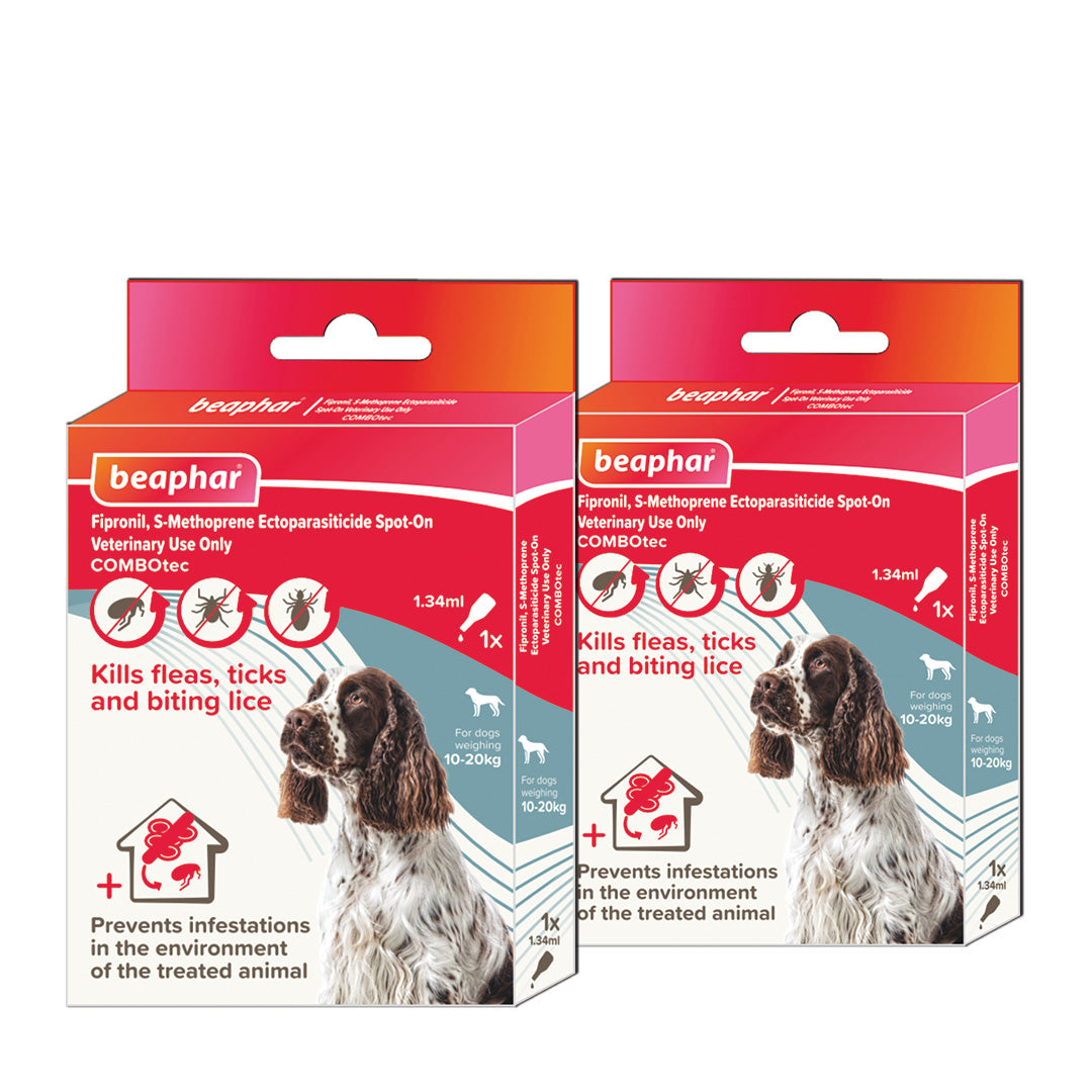 Beaphar Anti-Tick & Flea Protection Combo (For Dogs)