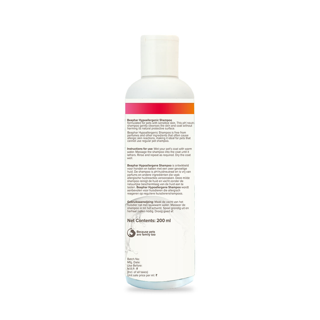 Beaphar Hypoallergenic Shampoo for Dogs & Cats – 200ml