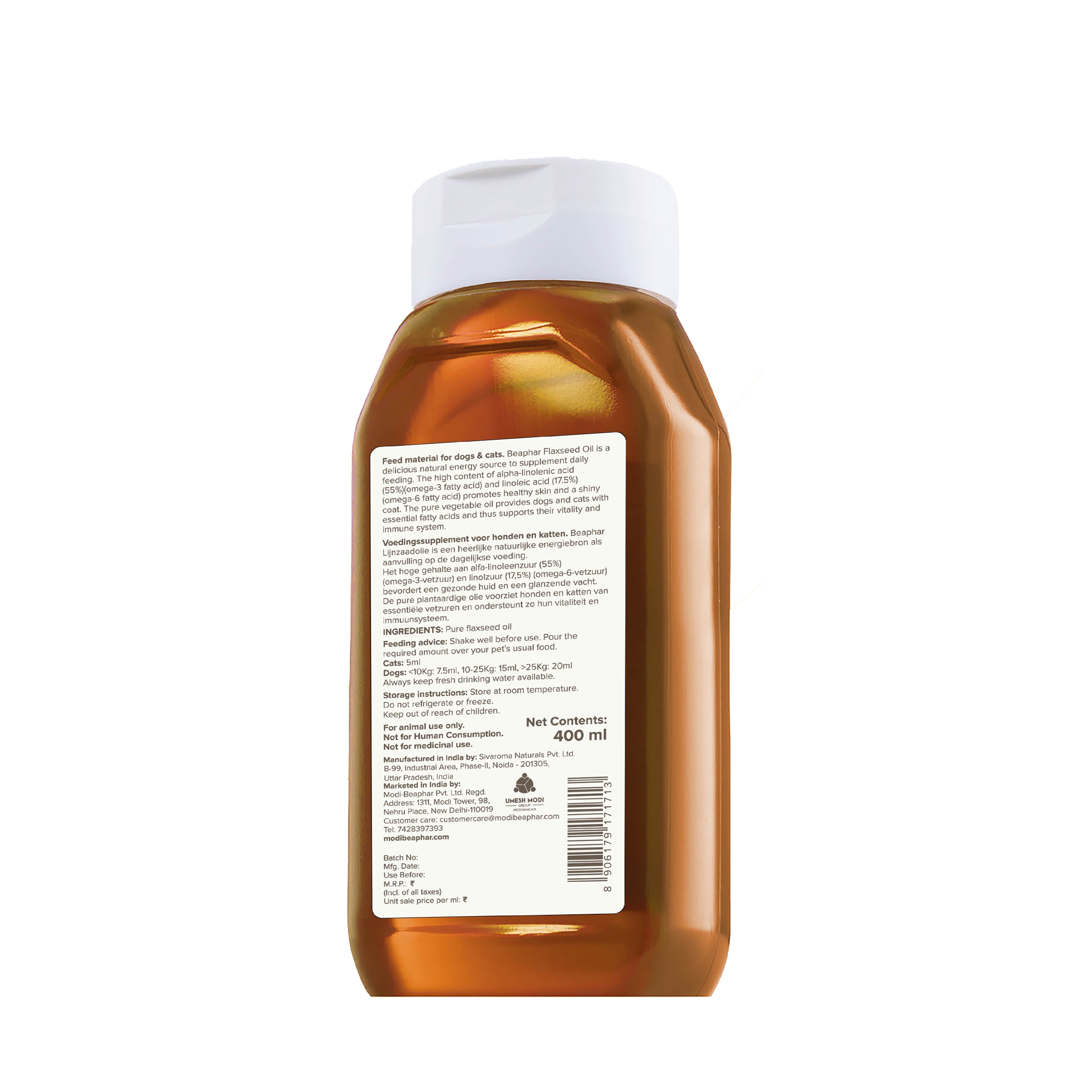 Flaxseed Oil (Lijnzaadolie) – For Dogs & Cats