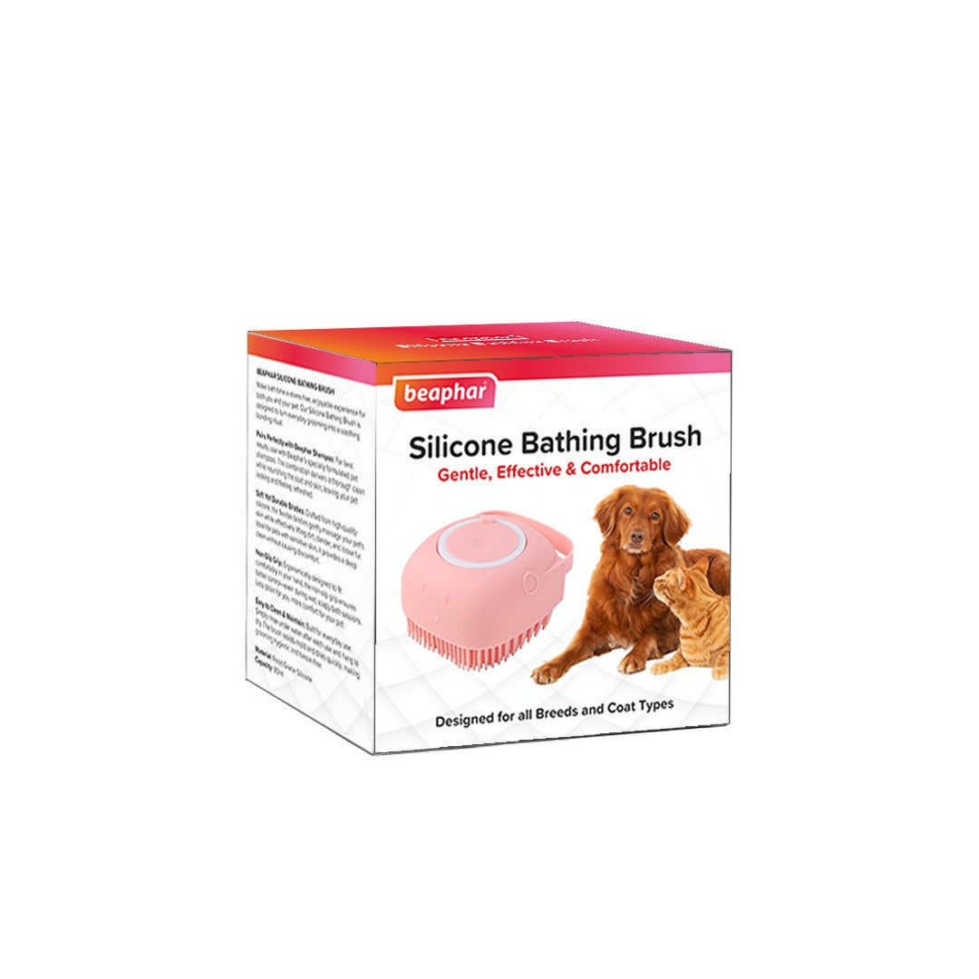 Beaphar Silicone Bathing Brush – Gentle, Effective & Comfortable Grooming